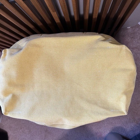 VTG L. L. Bean Boat & Tote Golden Butter Yellow Heavy Duty Canvas XL  - HTF - Picture 12 of 12